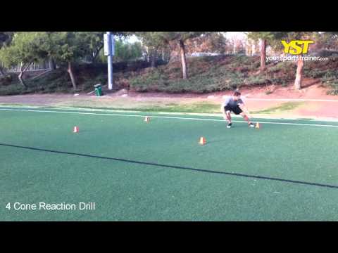 4 Cone Reaction Drill