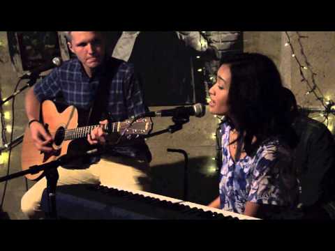 JONAVI sings "Put Your Records On" at Opening Bell Coffee