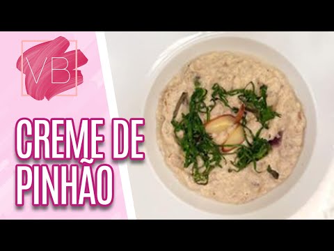 Creme de pinhão com crispy de couve - Você Bonita (05/06/2023)