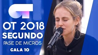 "BECAUSE THE NIGHT" - MARÍA | SEGUNDO PASE DE MICROS GALA 10 | OT 2018