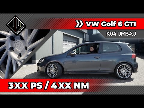 VW Golf 6 GTI K04 Umbau | 3XX PS | Software Stage 3+ | mcchip-dkr