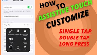 How to customise Assistive touch on iphone hindi/urdu #assistivetouch
