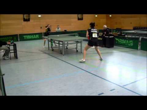 MDM 2014 Halbfinale Damen Huong Do Thi vs Annika Fischer