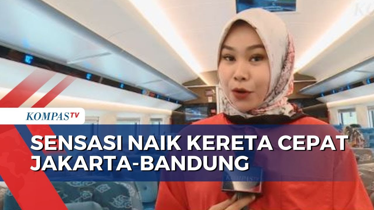 Begini Sensasi Naik Kereta Cepat Jakarta-Bandung