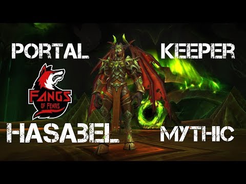 Fangs of Fenris vs Portal Keeper Hasabel Mythic (Enhancement Shaman PoV)