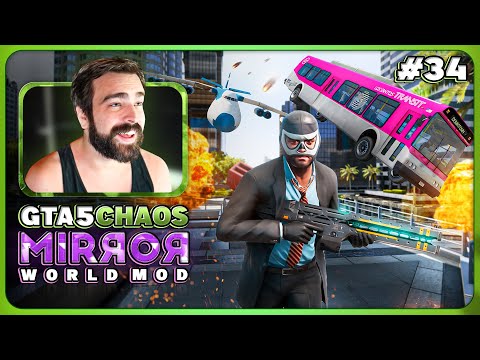 GTA 5 Chaos Mod Challenge: Mirror World & Rainbomizer Madness! Episode 34 - S07E34
