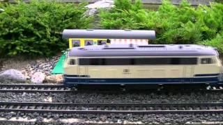 preview picture of video 'Eisenbahnwelten im  Kurort Rathen  -  Grosse LGB-Anlage  -  LGB-Modellbahn'