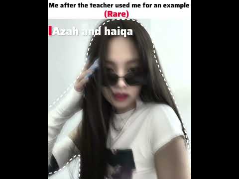 I rarely get chosen#hehe#🎀🎀#azah and haiqa#