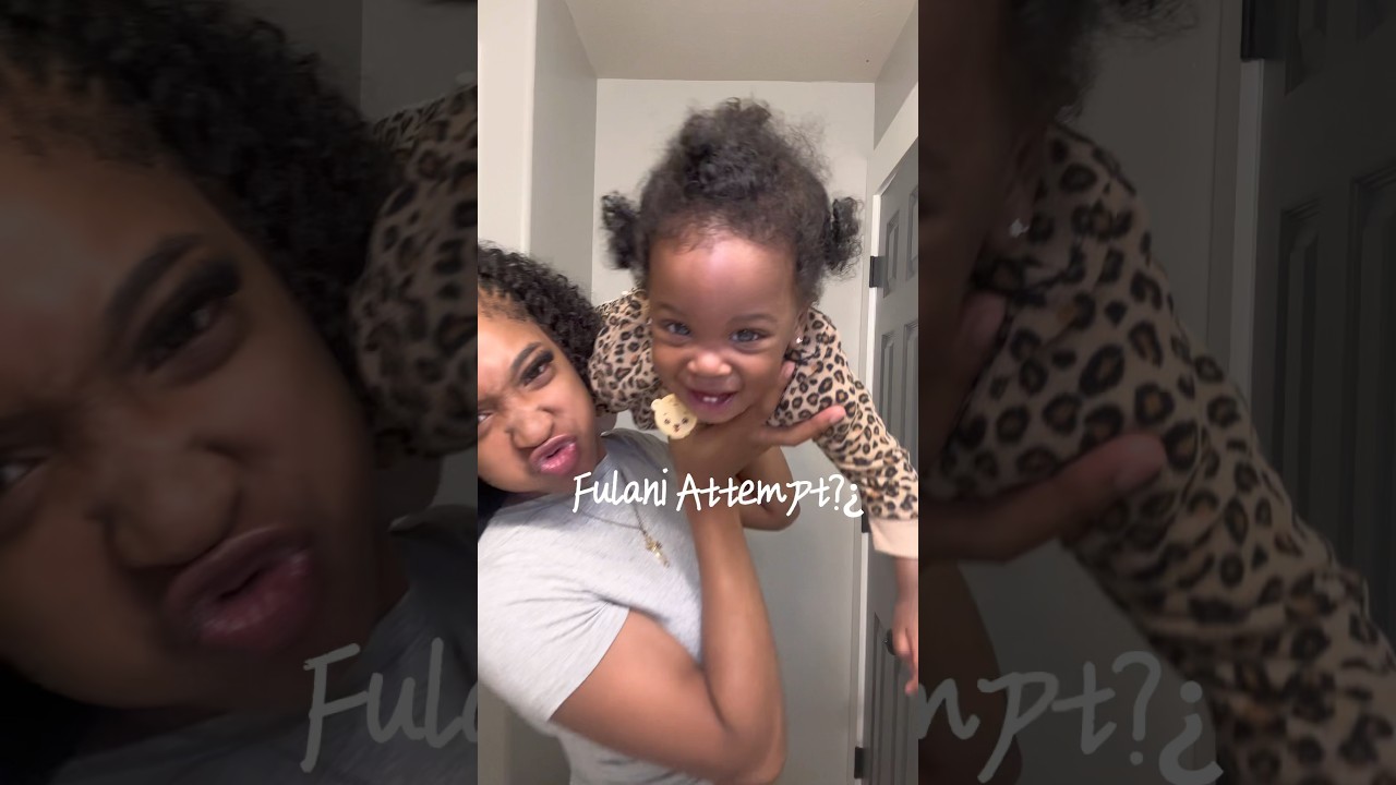 Let’s attempt this Fulani hairstyle on Ri! My baby is growing up! #fulanibraids #braids #hairstyles