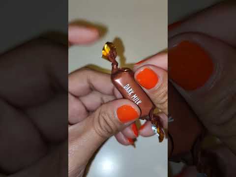 Chocolate Opening Video, Merci Petits Dark Milk Flavored, Mouth watering video, #chocolate #shorts
