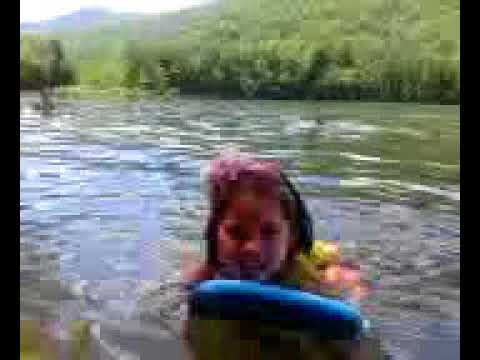 Swimming in the lake + rope swing! (Sorry for the poor video, but this was from the first year we went there.)