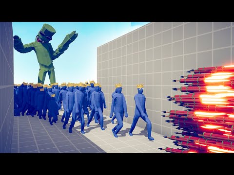 100x RAINBOW FRIENDS + GIANT vs EVERY GOD - TABS | Totally Accurate Battle Simulator 2022