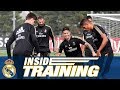 Real Madrid training session ahead of facing Sevilla