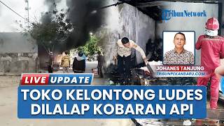 Api Kompor Menyambar Pertalite, Kebakaran Hanguskan Toko Kelontong di Pelalawan, Rugi Rp200 Juta