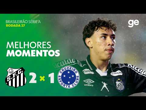 Gols e melhores lances de Santos x Cruzeiro