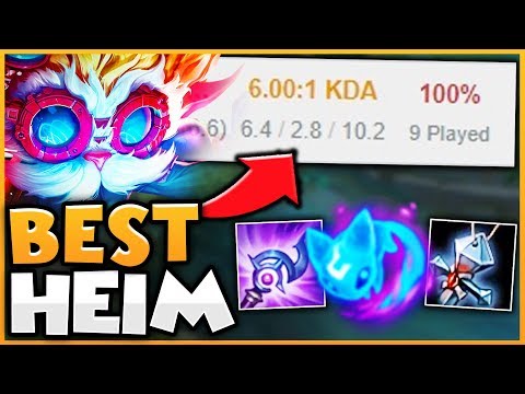 THE BEST WAY TO PLAY HEIMERDINGER IN SEASON 9! (100% WINRATE STRATEGY!) - League of Legends