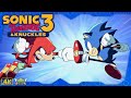 Sonic 3 Knuckles Origins Plus ⁴ᴷ Full Playthrough All Chaos Super Emeralds Sonic Tails