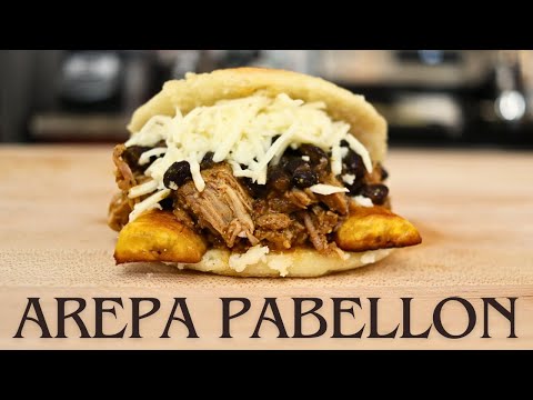 Arepa Pabellon Made with Pork