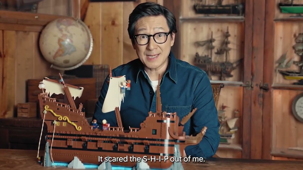 LEGO Goonies trailer with Key Hu Quan - THIS IS INCREDIBLE!!! - YouTube