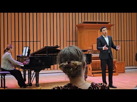 Les Berceaux (Gabriel Fauré) By Young Baritone Roy van Vugt (19) | Live