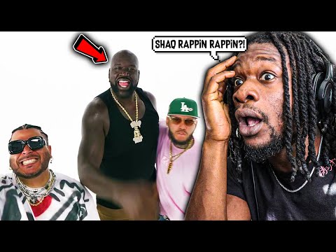 SHAQ CAN RAP RAP! | Coyote & Shaquille O'Neal - 3 Lokos (REACTION)