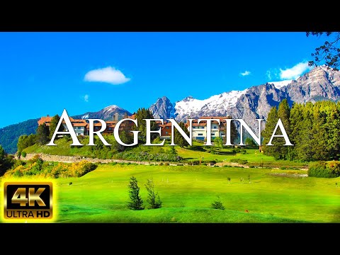 FLYING OVER ARGENTINA (4K UHD) - Relaxing Experience With Argentina's Impressive Natural Landscape