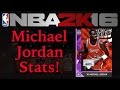 NBA2K16 MyTeam Amethyst Rookie Of The Year Michael Jordan Stats