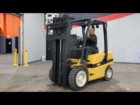2007 Yale GLP060VX 6000lb Pneumatic Gasoline Forklift STK 10377
