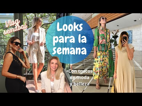 OUTFITS PARA EL DÍA A DÍA ACTUALES /Vlog semanal con looks cómodos para viajar /Tu asesora de imagen