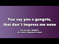 Gangsta - Kat Dahlia - Karaoke version