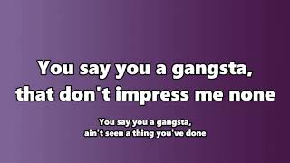 Download lagu Gangsta - Kat Dahlia - Karaoke version mp3