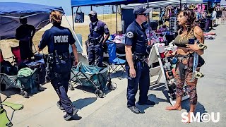 Quiet on the Set: Police Mediate Filming Dispute at Venice Beach Boardwalk