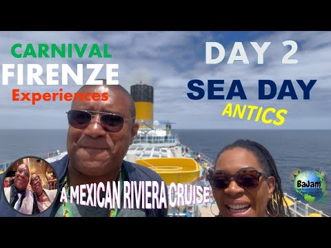 Thumbnail for Carnival FIRENZE Experiences | CRUISE Vlog DAY 2 - SEA DAY #mexicanriviera #cruise #firenze#carnival
