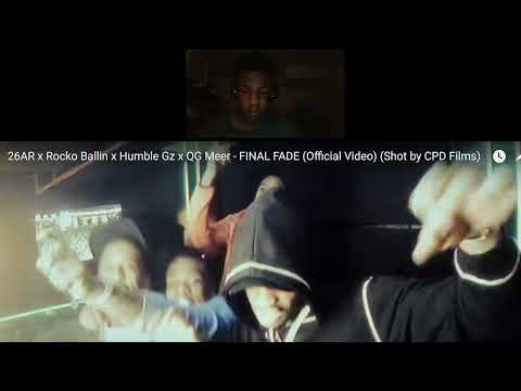 26AR x Rocko Ballin x Humble Gz x QG Meer - FINAL FADE official video reaction