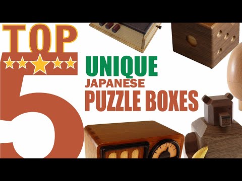 Top 5 Unique Japanese Puzzle Boxes
