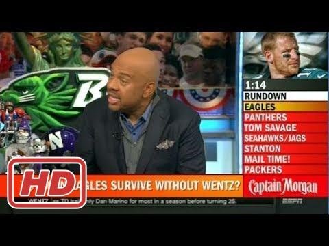 Pardon the Interruption 12/11/2017 - Can Eagles Survive Without Carson Wentz?