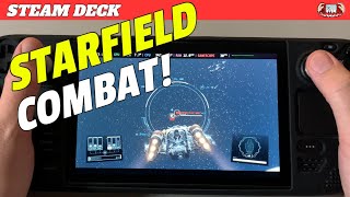 Starfield on Steam Deck - Early Spaceship and Planetary Combat