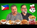 Mexican Dads Try Jollibee for the first time!