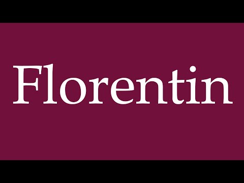 How to Pronounce ''Florentin'' Correctly in German