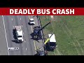 5 dead, 34 injured in I-95 bus crash, NTSB investigating