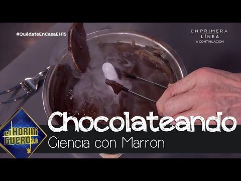 El espectacular y delicioso experimento de Marron con chocolate - El Hormiguero 3.0