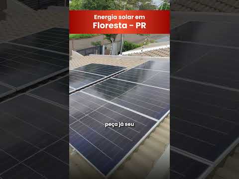 Energia Solar em Floresta - PR