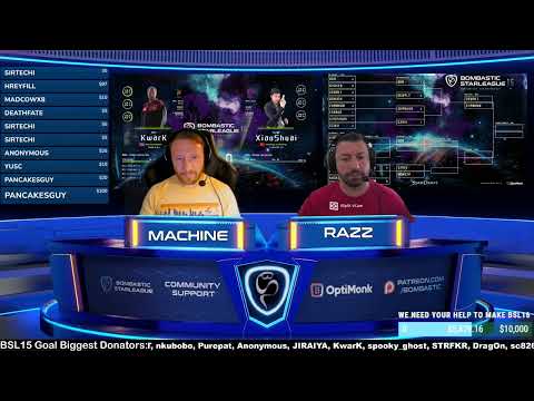 BSL Season 15 - RO12 Bracket Day 4 - KwarK, XiaoShuai, TerrOr & HawK - Intense games!