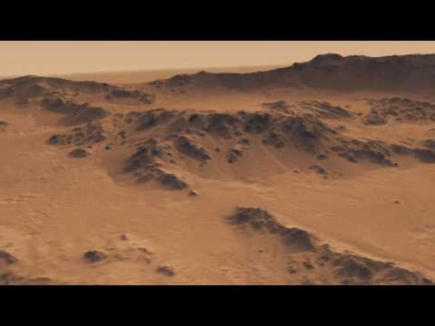 Mojave Crater flythrough by MRO