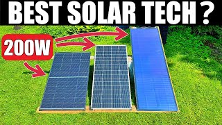 I Tested 3 Types of Solar Technology - Surprising RESULTS