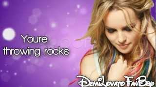 Bridgit Mendler - Rocks At My Window (Lyrics On Screen) HD