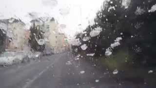 preview picture of video 'Nevica sulla via Aurelia a Lavagna'
