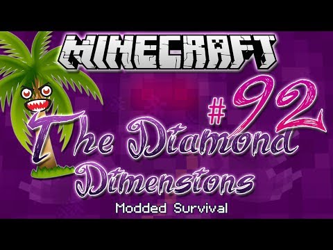"TROUBLE IN PARADISE" | Diamond Dimensions Modded Survival #92 | Minecraft