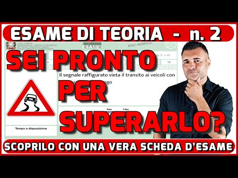 DRIVING LICENSE THEORY EXAM: A REAL EXAM FORM - 2 - ARE YOU READY TO PASS IT? FIND OUT NOW.