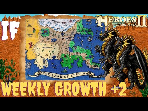 Heroes 2 - What If Black Dragons Grew +2 Instead of +3 per Week? | Warlock Faction Balance Test